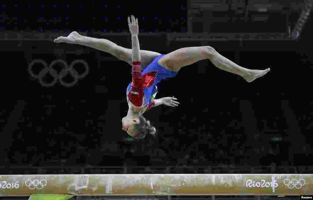 Daria Spiridonova oo u tartameysa dalka Russia.