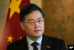 資料照：中國外交部長秦剛