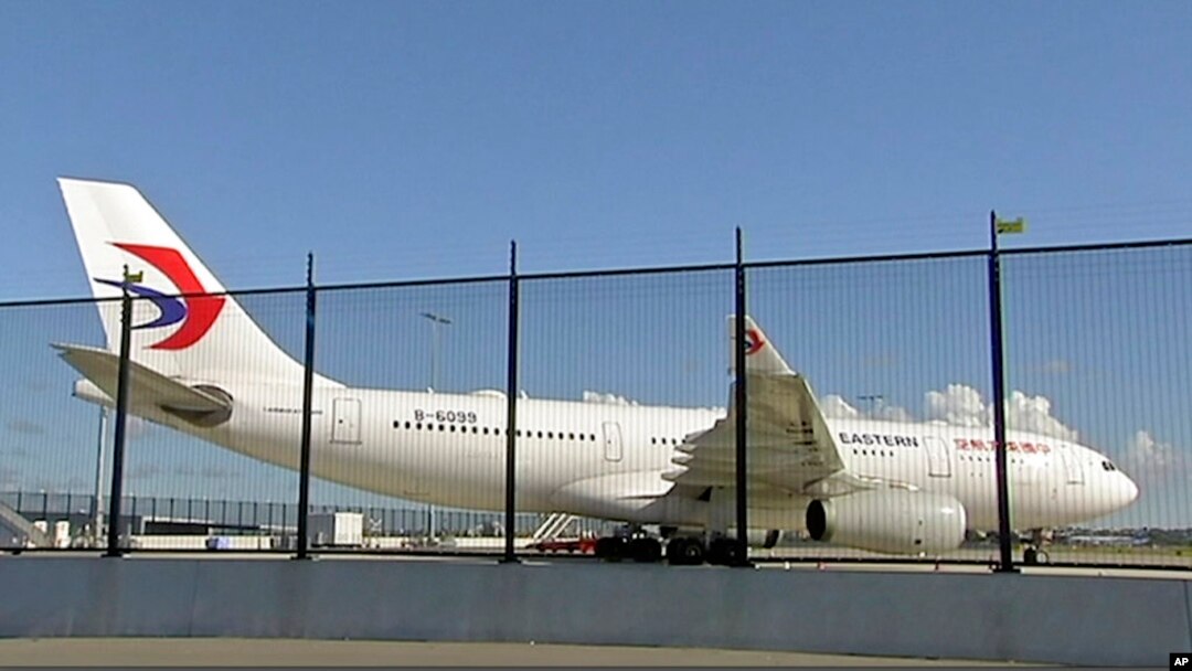 China Eastern Airline မှ လေယာဉ်တစီး။
