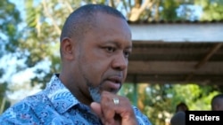 FILE - Malawi's Vice President Saulos Klaus Chilima is pictured in a Reuters TV video still taken in Lilongwe, Malawi, May 21, 2019. Charges accusing Chilima of receiving kickbacks in exchange for government contracts have been dropped. 