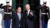 美国总统乔·拜登在白宫欢迎来访的日本首相岸田文雄。(2013年1月13日)