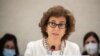 FILE PHOTO - United Nations Deputy High Commissioner for Human Rights Nada Al-Nashif, shown in this Sept. 12, 2022 photo, arrived in Iran Feb. 2, 2024, and was scheduled to depart Feb. 5, 2024.