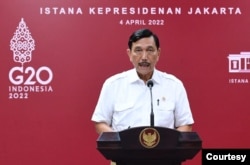 Menko Marves Luhut Binsar Pandjaitan (Biro Setpres)
