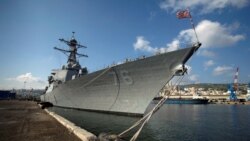 美國與加拿大軍艦通過台灣海峽
