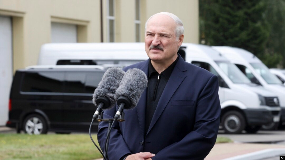 ဘယ်လာရုစ်သမ္မတ Alexander Lukashenko. (သြဂုတ် ၂၁၊ ၂၀၂၀)
