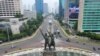 FILE - Tugu Selamat Datang di Bundaran Hotel Indonesia, Jakarta, 14 September 2020. (ADEK BERRY / AFP)