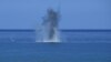 美菲兩國海軍陸戰隊在呂宋島西北拉瓦格舉行針對假想「入侵」軍隊的實彈演習。（2024年5月6日）
