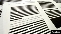Afffidavit supporting the FBI search of former U.S. President Donald Trump's Mar-a-Lago estate is seen after being released by U.S. federal court in Florida