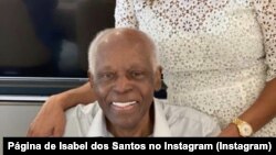 José Eduardo dos Santos, antigo Presidente de Angola, e filha, Isabel dos Santos