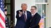 Britain's Prime Minister Keir Starmer is greeted by President Donald Trump as he arrives at the White House in Washington, Feb. 27, 2025. 
