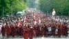 ၂၀၀၇ စက်တင်ဘာ ၂၄ ရက်နေ့တုန်းက ရွှေဝါရောင် သံဃာလှုပ်ရှားမှု ဓါတ်ပုံ