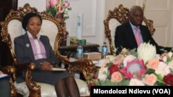 Mukuru weILO VaHoungbo vachisangana naVaMnangagwa.
