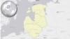 File - Map showing Lithuania, which is opening a new trade office in Taiwan.