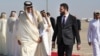 Foreign officials begin meeting Syria's interim president