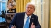 Mokonzi ya ekolo Amerika Donald Trump azali kolobela bapanzi nsango nsima na kotiya manzaka na mokano ya kolongola mboka na ye na misala mingi mya ONU, na bureau Oval, Ndako ya Bembe, Washington, DC, 4 sanza ya mibale 2025.