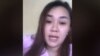 Laotian blogger Houayheuang Xayabouly, known online as Muay Littlepig, is seen in this screenshot from a video posted to Facebook Sept. 12, 2019.