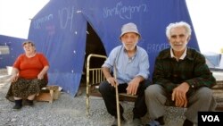 დევნილები 2008 წლის ომის შემდეგ, "კარვების ქალაქი", გორი