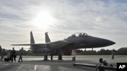 F - 15戰鬥機。