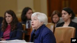美國財政部長珍妮特耶倫在眾議院籌款委員會作證。 （2024年4月30日）