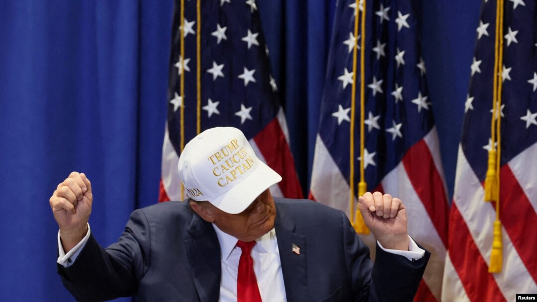 Ish Presidenti Donald Trump, Ajova, 14 janar, 2024.