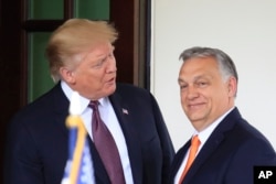 Donald Tramp dok je bio predsednik, prima Viktora Orbana u Belu kuću, u maju 2019.