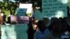 MDC-T Supporters Demonstrate Over Candidate Disqualification