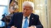 U.S. President Donald Trump signs an executive order in the Oval Office of the White House in Washington, Feb. 4, 2025. He recently signed an order to establish an "Iron Dome" to defend the United States.