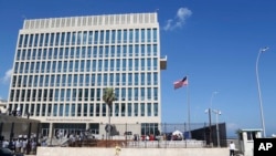 Kedutaan Besar Amerika di Havana, Kuba, 14 Agustus 2015. (Foto:Dok)