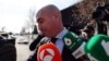 FILE - Former Spanish football federation chief Luis Rubiales leaves court in Madrid on Feb. 14, 2025. He was found guilty on Feb. 20 of sexual assault for kissing a player without her consent. 