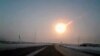 Meteorit na nebu iznad Čeljabinska ranije ove godine