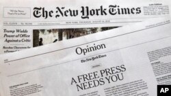 Newsrooms vs Trump