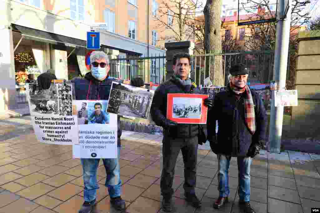 دادگاه حمید نوری در سوئد. محاکمه نوری به اتهام جنایت جنگی و قتل به دلیل نقشی که در کشتارهای سال ۶۷ داشت، در شهر استکهلم سوئد در حال برگزاری است.