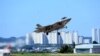 한국 공군 제17전투비행단 소속 F-35A가 지난달 29일 청주 공군기지에서 이륙하고 있다. 사진 = 한국 공군 제공