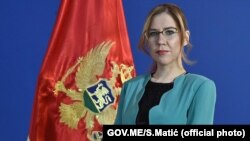 Vesna Bratić, ministarka prosvjete, nauke, kulture i sporta.