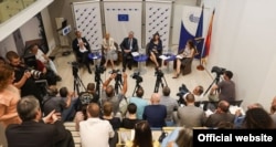 Konferencija "Od rumunskog do finskog predsedavanja Savetu EU", u EU info centru u Beogradu, 4. jula 2019.