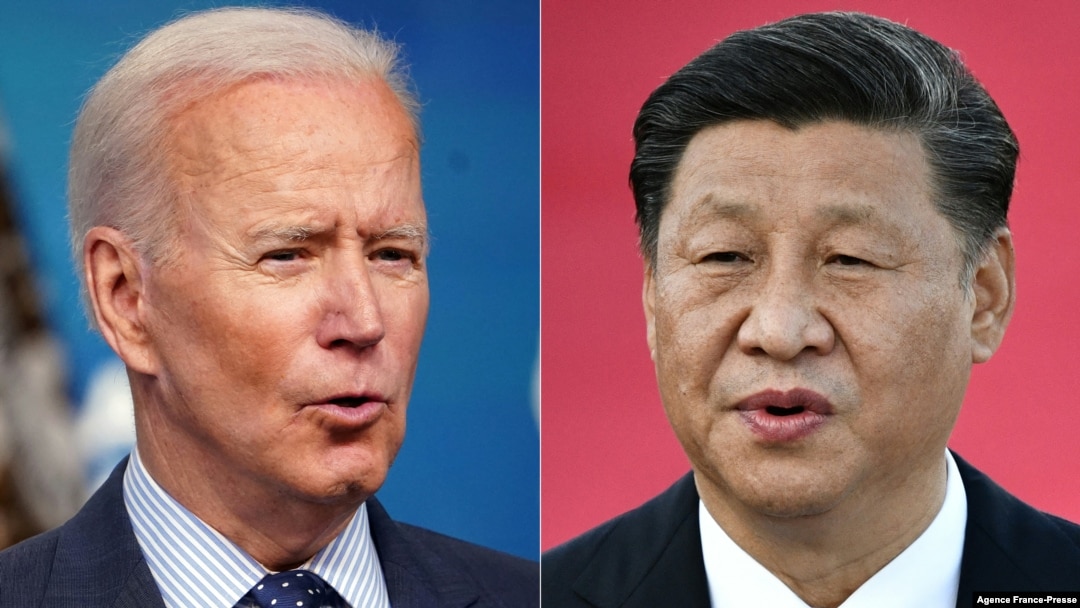 美國總統拜登與中國國家主席習近平
