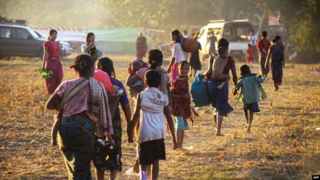 ရခိုင်ပြည်နယ်တွင်း ဖြစ်ပွားခဲ့သော တိုက်ပွဲများကြောင့် တိမ်းရှောင်ထွက်ပြေးလာခဲ့ကြသော စစ်ရှောင်များ 