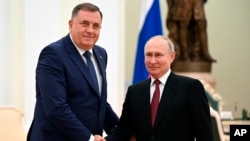 Pamje nga një takim Dodik – Putin në Moskë