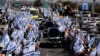 Israelis gather to bid farewell to Shiri, Ariel and Kfir Bibas, in Ashkelon