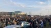 Blokada međunarodnog autoputa kod mosta Gazela, u Novom Beogradu, 4. decembra 2021. (Foto: RFE/RL/Dušan Komarčević)
