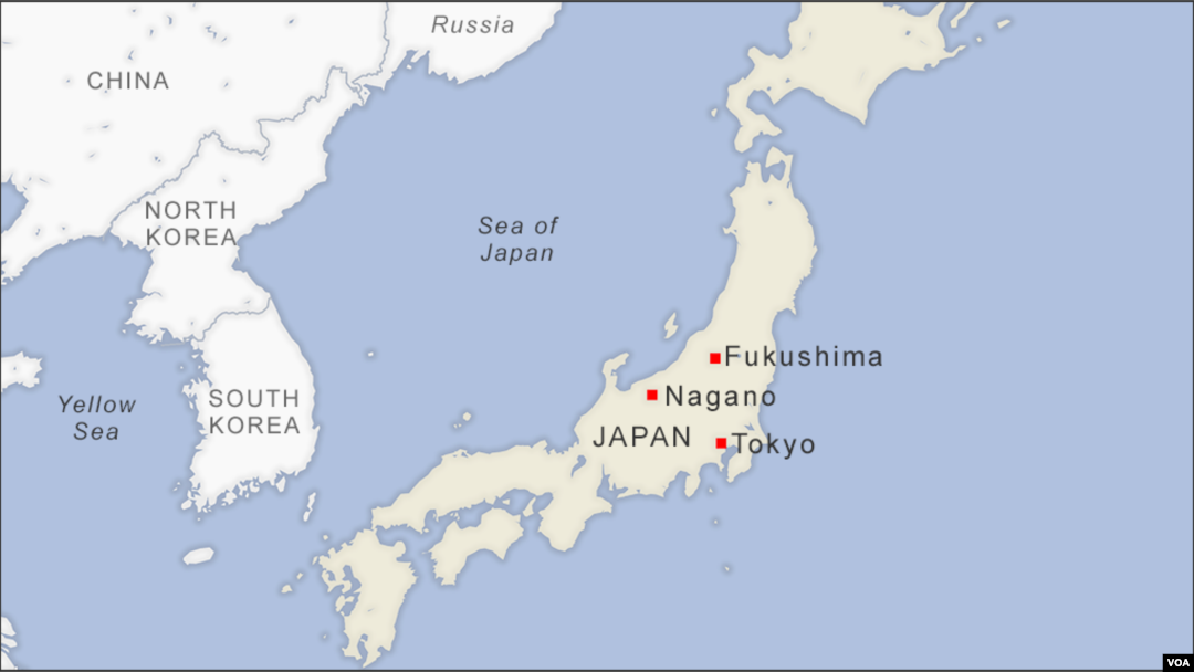 Tokyo, Nagano and Fukushima