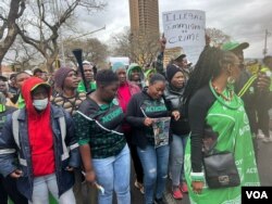 South Africa protest