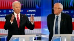 Demokratski kandidati Džo Bajden i Berni Sanders