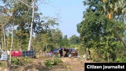 စစ်ကိုင်းတိုင်းက  စစ်ဘေးရှောင်ပြည်သူတွေရဲ့ ယခင်မှတ်တမ်းဓာတ်ပုံ။