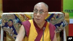 西藏流亡精神領袖達賴喇嘛(資料圖片)