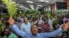 Palm Sunday mass at the Full Gospel Bible Fellowship Church in Dar es Salaam, Tanzania, on April 5, 2020.