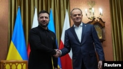უკრაინის პრეზიდენტი პოლონეთს ეწვია