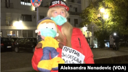 Protest zbog zagađenja vazduha održan je u oktobru 2019. godine u organizaciji inicijative Ne davimo Beograd, Foto: VOA