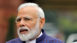 FILE PHOTO: FILE PHOTO: Indian Prime Minister Narendra Modi speaks to the media in New Delhi