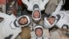 U smeru kazaljke na satu odozdo: NASA-in astronaut Stiven Boven, astronaut iz Ujedinjenih Arapskih Emirata Sultan al-Nejadi, NASA-in astronaut Voren (Vudi) Hoburg i kosmonaut Roskosmosa Andrej Fedjajev na Međunarodnoj svemirskoj stanici, na fotografiji NASA, maj 2023.